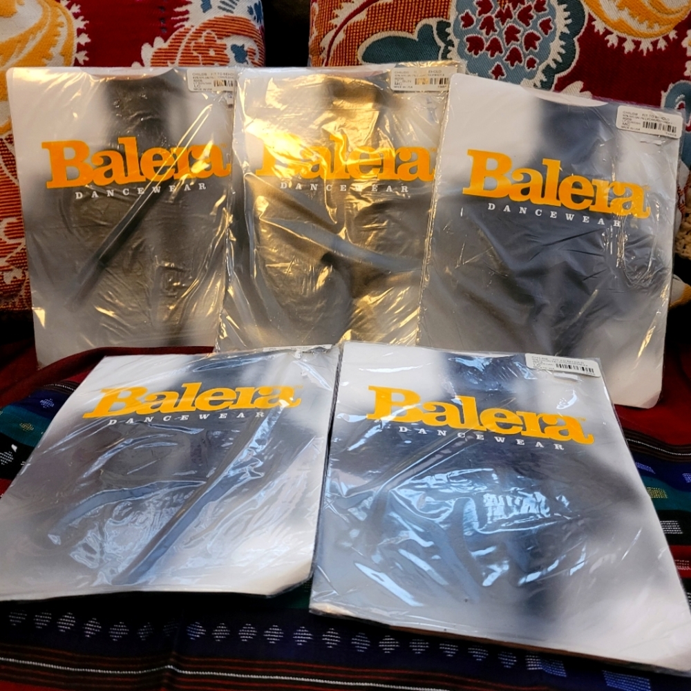 Five pairs of dance tights by Balera